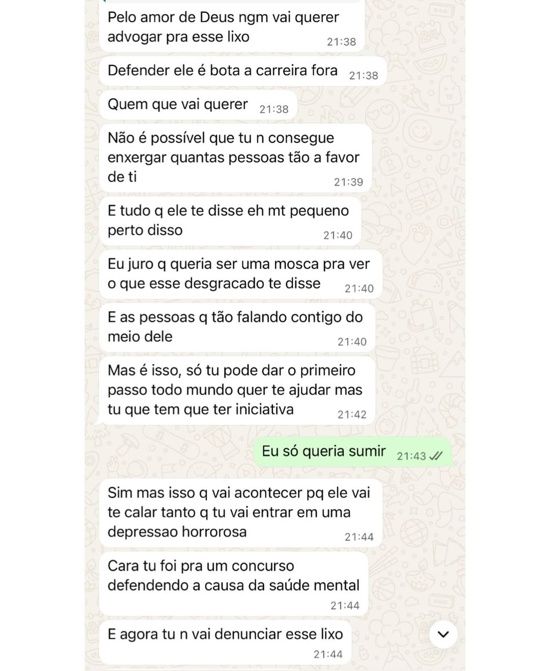Marcela Tomaszewski postou prints e fotos de supostas agressões. Foto: Reprodução/ Instagram @tomaszewsk