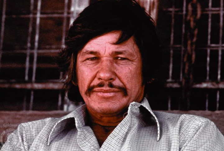 O último papel de Bronson foi na pele do comissário de polícia Paul Fein, na trilogia de filmes para a TV “À Queima Roupa”: o primeiro em 1995 e o último em 1999. Reprodução: Flipar