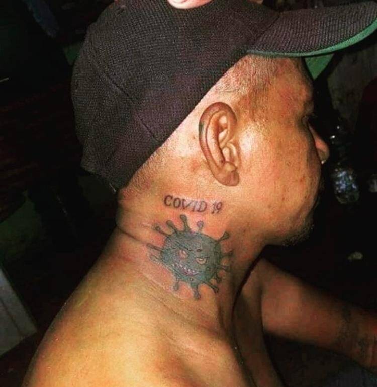 As imagens foram compartilhadas no Twitter @tattooruim. Foto: Reprodução/Twitter