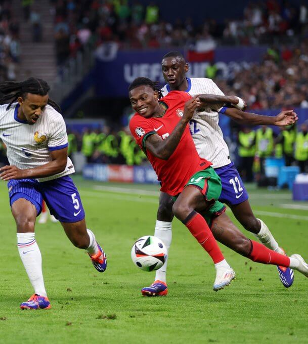 Portugal x França Foto: X/Uefa Euro 2024