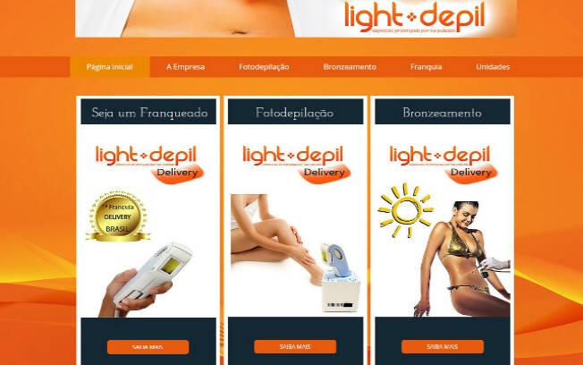 A Light Depil oferece o serviço de depilação e bronzeamento no formato delivery - Valor de investimento: R$ 9,9 mil. Foto: Divulgação