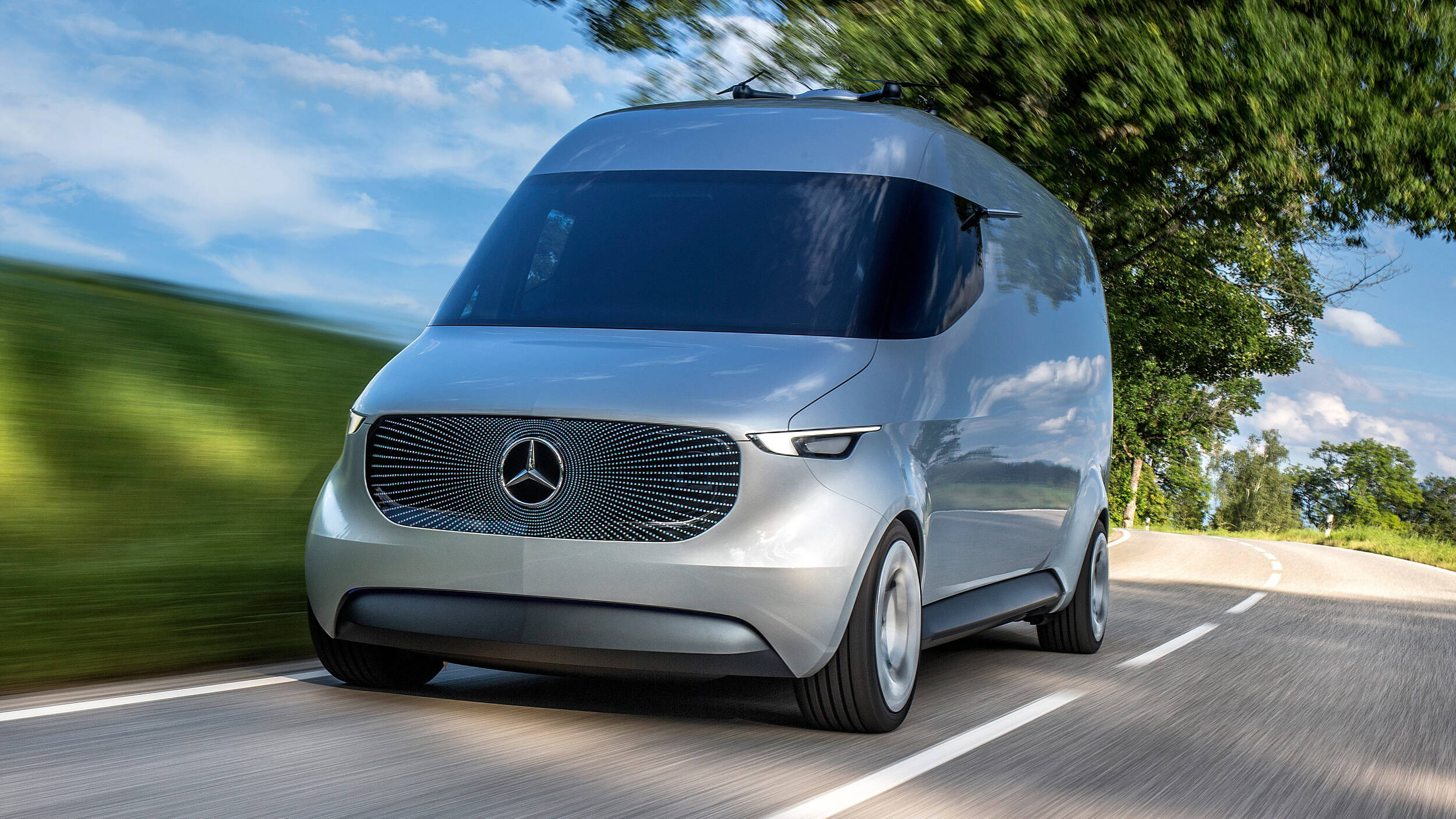 Mercedes-Benz Vision Van Concept. Foto: Divulgação