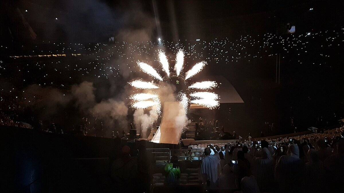 Cerimônia de abertura dos Jogos Paralímpicos. Foto: Reprodução/Twitter