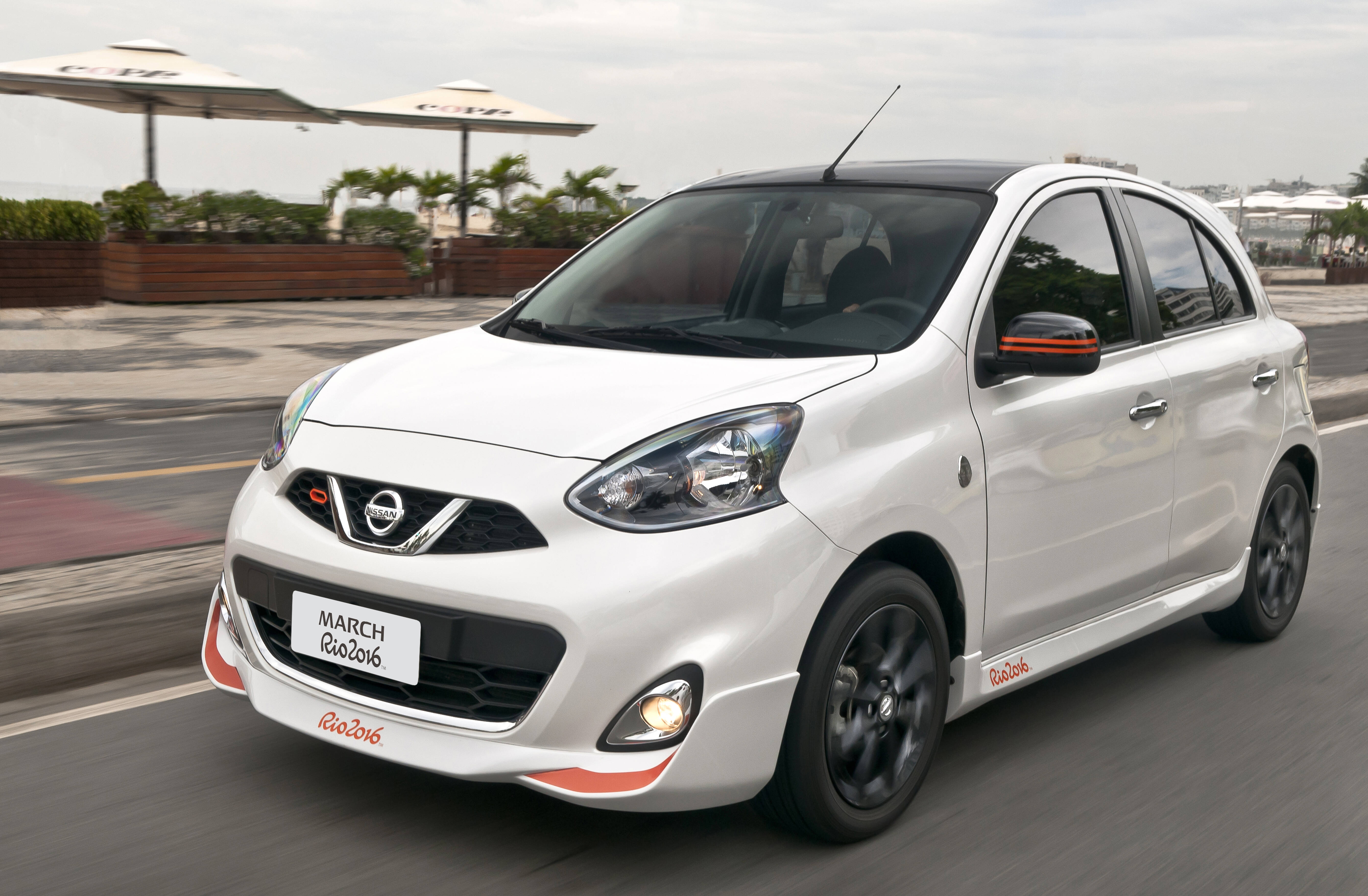 Nissan March Rio 2016. Foto: Divulgação