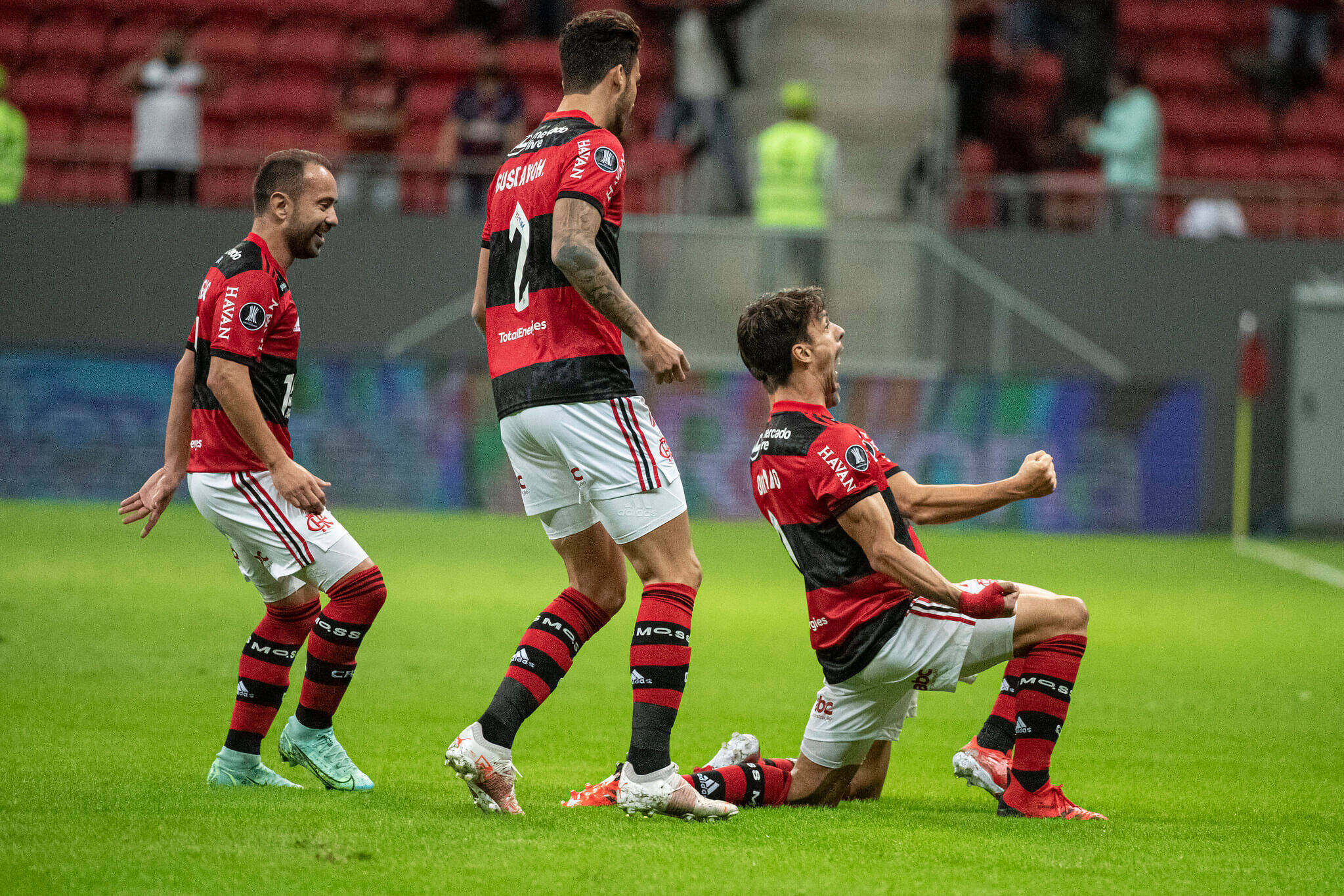 Flamengo x Defensa. Foto: Alexandre Vidal / Flamengo