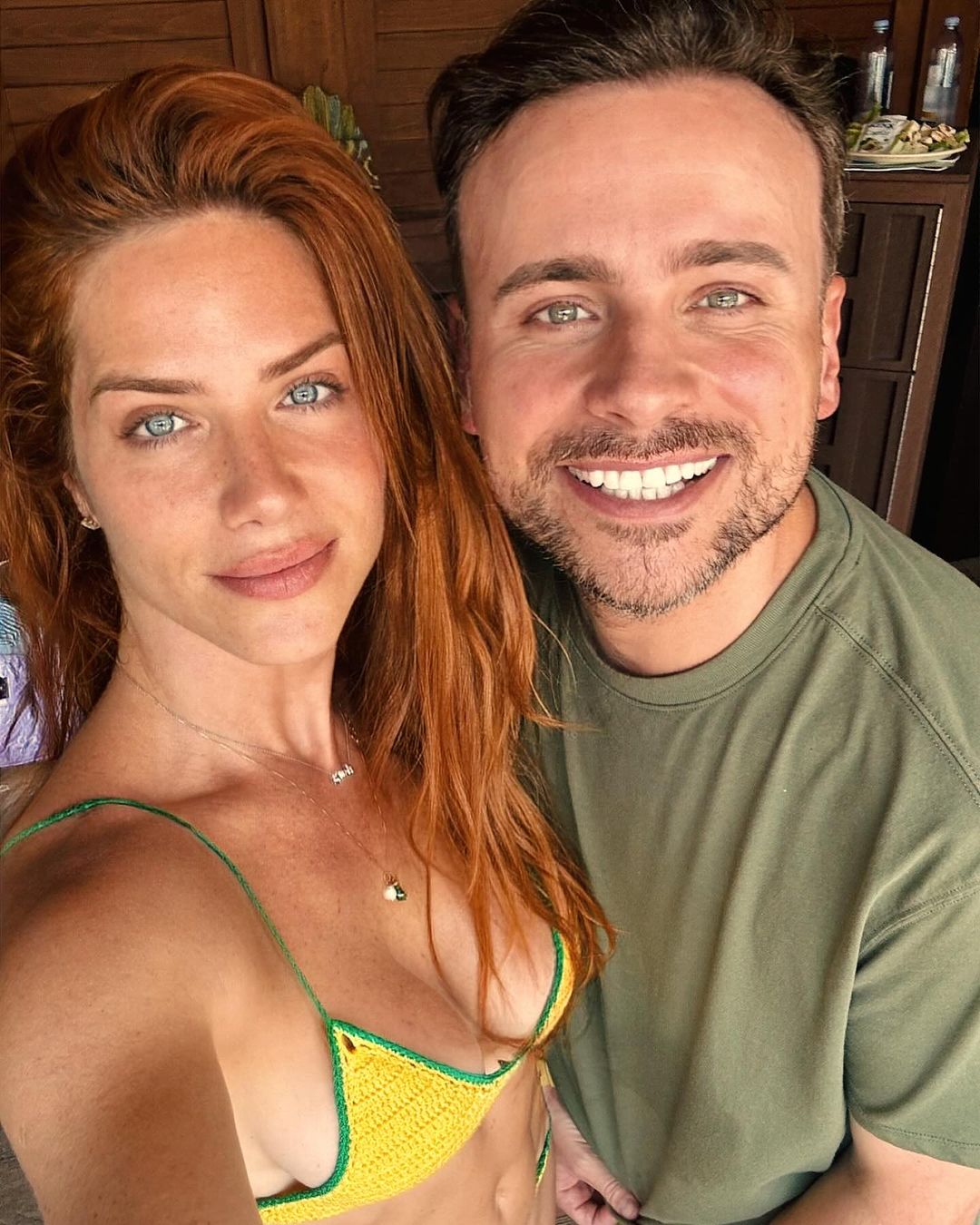 Giovanna Ewbank e Léo Fuchs Reprodução/Instagram