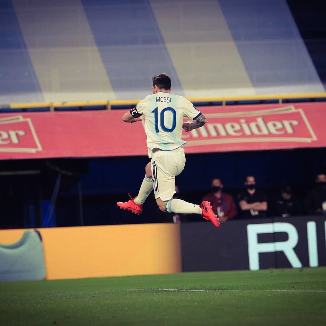 Argentina X Equador. Foto: AFA