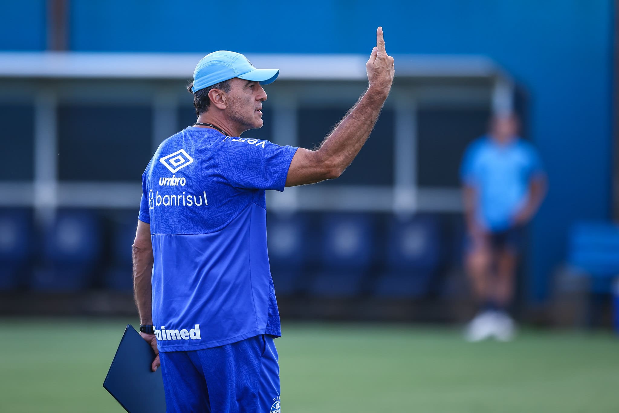 Gustavo Quinteros. Foto: LUCAS UEBEL/ GRÊMIO FBPA