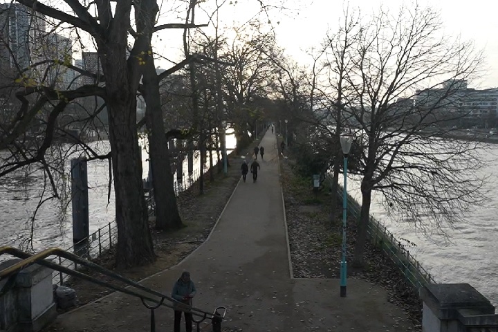 A Ilha dos Cisnes é artificial e localizada no rio Sena, em Paris, França, Foi criada em 1827 para proteger a ponte chamada Pont de Grenelle.  Reprodução: Flipar