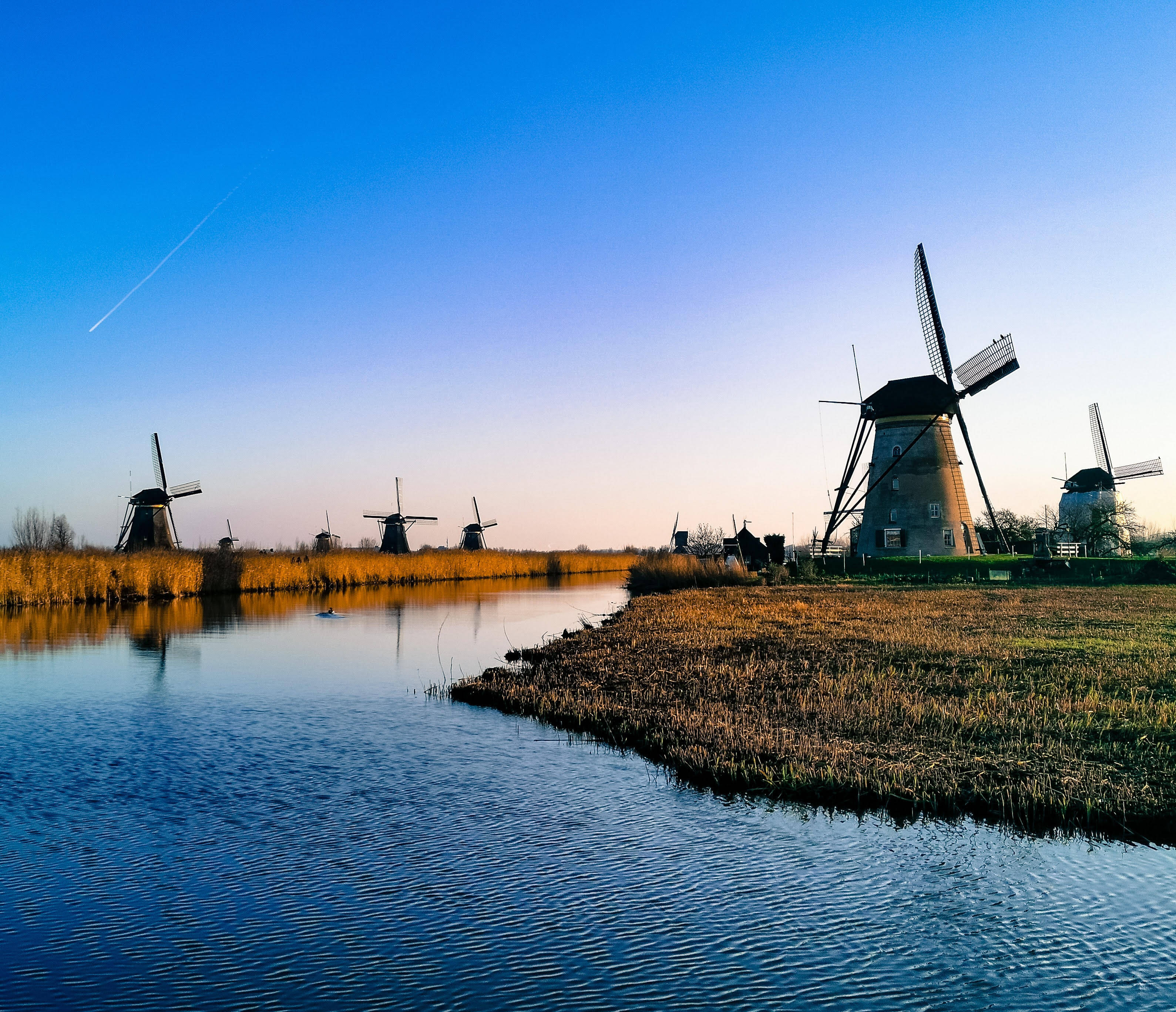 Moinhos de vento de Kinderdijk. Foto: Reprodução