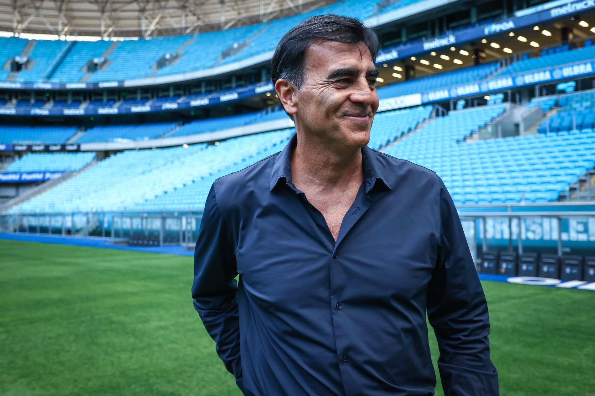 Gustavo Quinteros. Foto: LUCAS UEBEL/ GRÊMIO FBPA