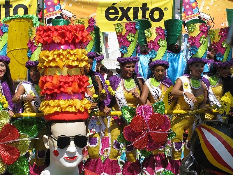Barranquilla, na Colômbia - As festividades na capital do departamento do Atlântico ocorrem por quatro dias - de sábado a terça - antecedendo o início da Quaresma - com desfiles tradicionais do folclore local.  Reprodução: Flipar