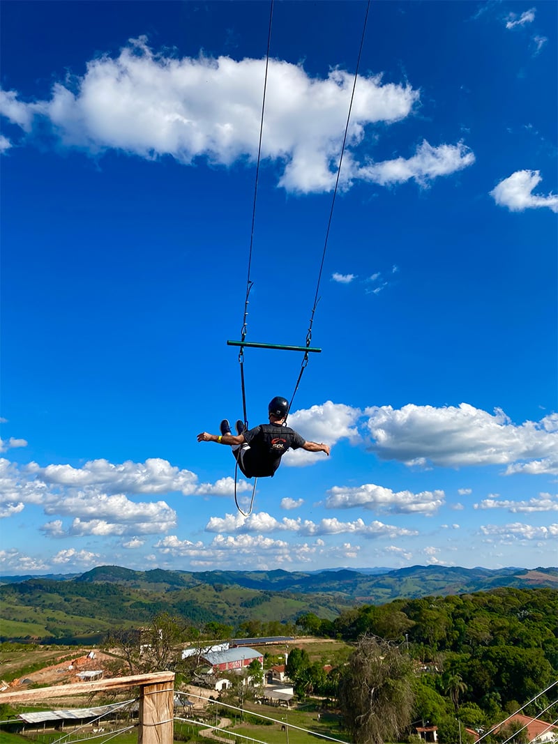 Balanço Radical - Colina dos Sonhos - Socorro - SP VGCOM - ASTUR - arquivo Colina dos Sonhos