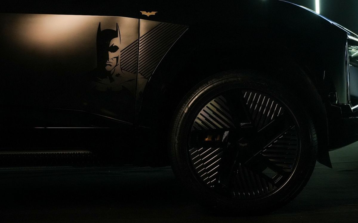 Roda do Mahindra BE 6 Batman Edition. Foto: Divulgação/Mahindra 