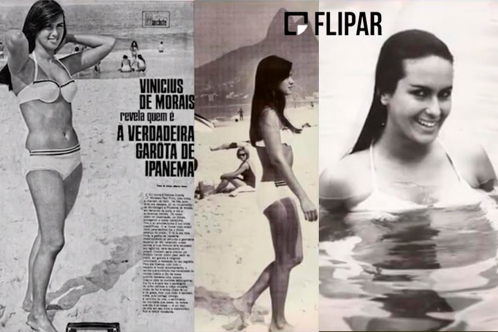 A musa inspiradora da canção foi Helô Pinheiro (Heloísa Eneida Menezes Paes Pinto), então uma jovem modelo do bairro de Ipanema, na Zona Sul carioca. 
 Reprodução: Flipar