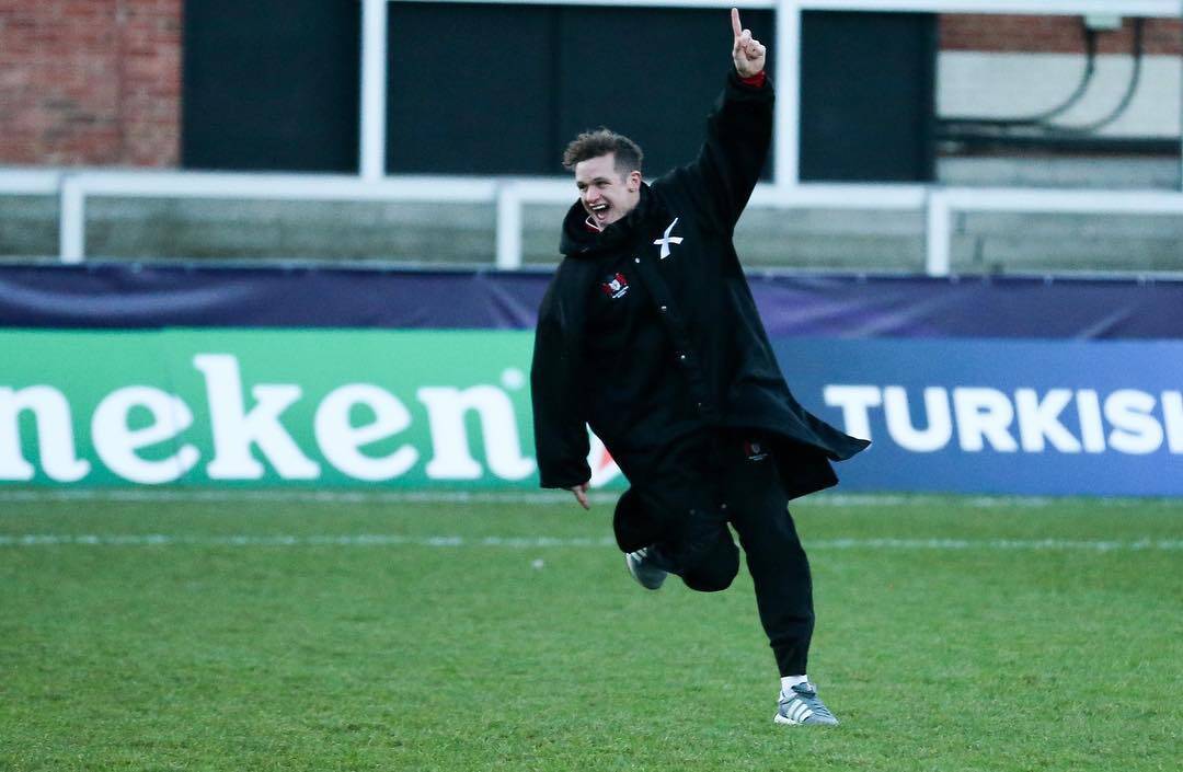Jogador de rugby. Foto: Instagram