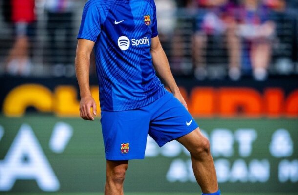 Na 10ª posição aparece outro jogador do Barcelona. Pedri tem valor de mercado de 100 milhões de euros. Foto: Instagram Pedri