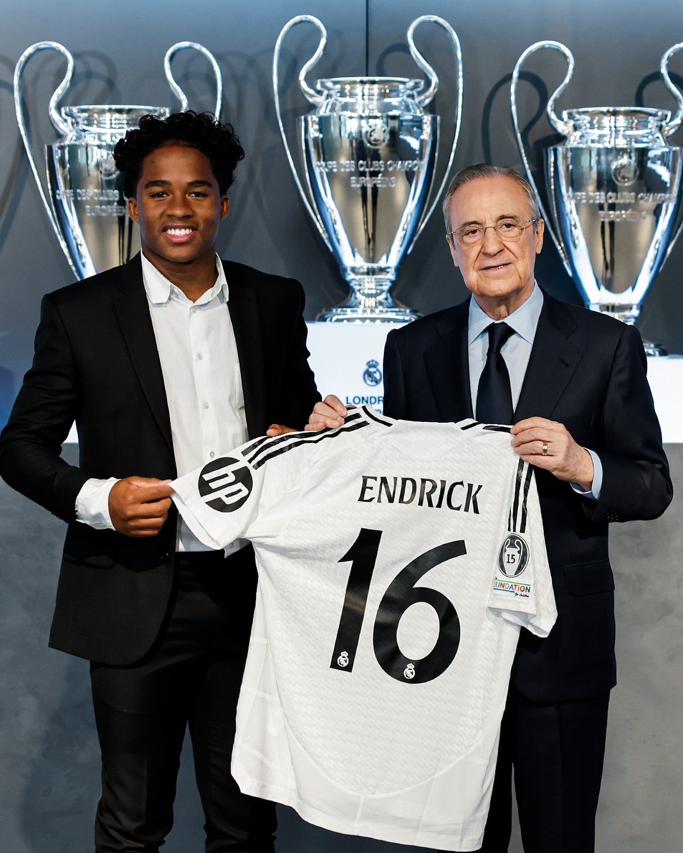 Endrick - Apresentação Real Madrid Divulgação/ Real Madrid