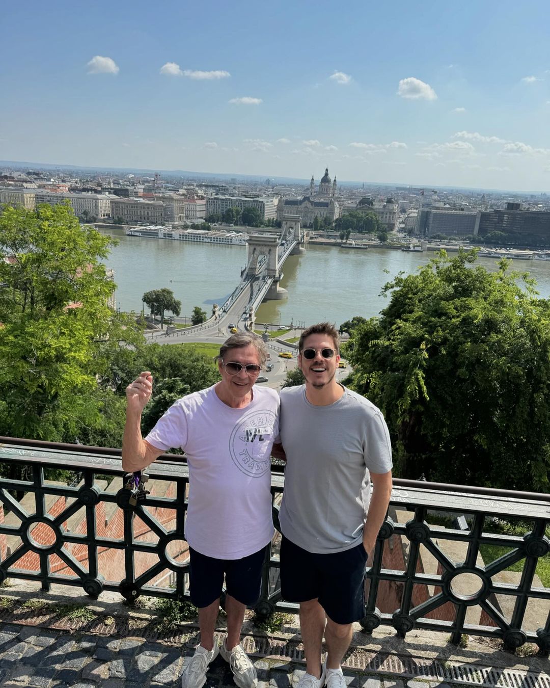 Fabio Porchat e o pai, Fabio Ferrari Porchat de Assis Reprodução/Instagram
