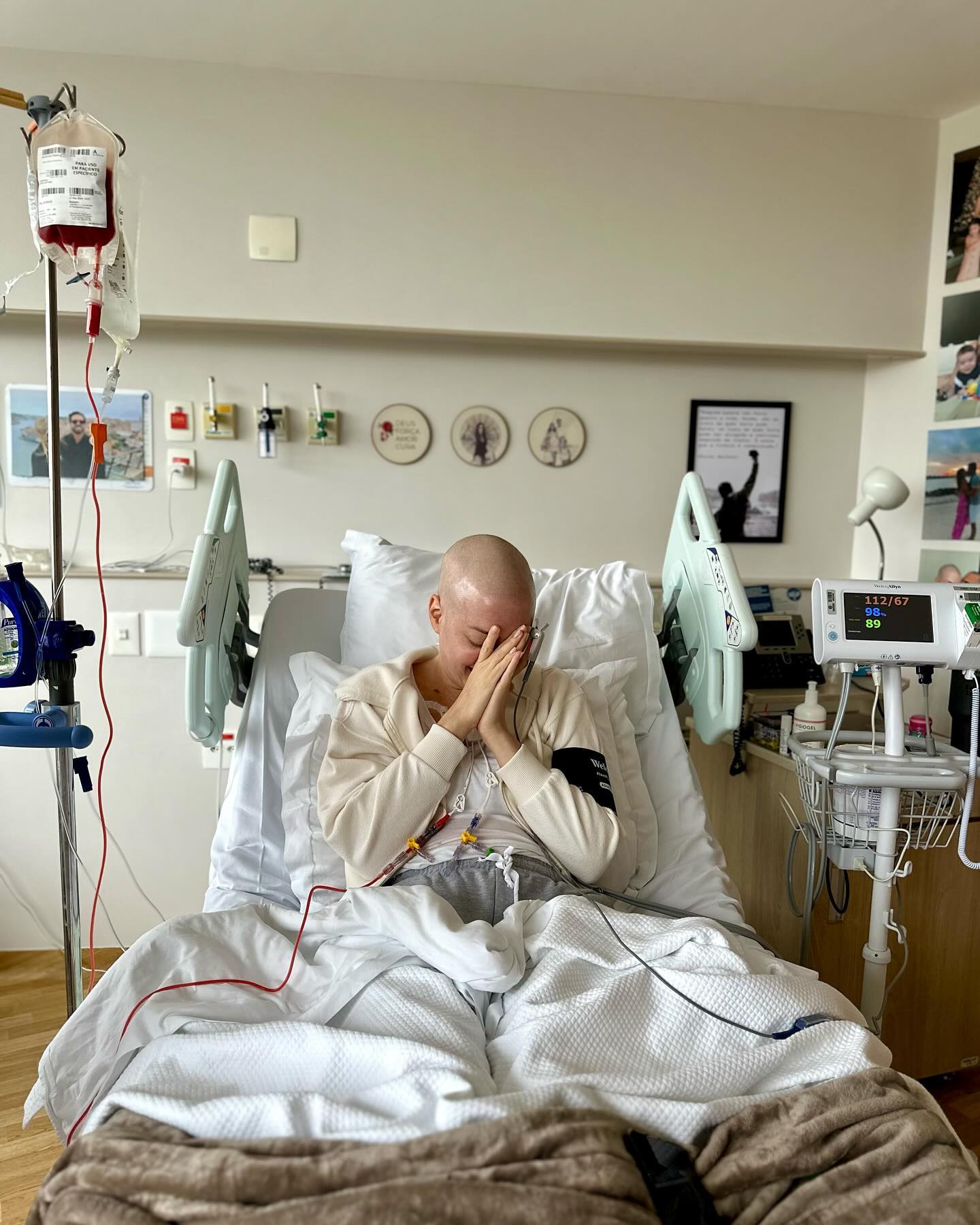 Fabiana Justus recebe doação de medula óssea: 'Segunda chance' Reprodução/Instagram