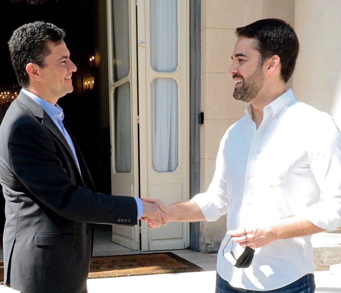 Sergio Moro e Eduardo Leite se encontraram no início de dezembro. Foto: Reprodução/redes sociais