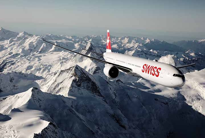 E a Swiss International Air Lines, que não aparecia entre as 10 melhores, conseguiu subir do 12º para o 10º lugar, fechando o Top-10 da avaliação do Skytrax.  Fundada em 2002. Sediada em Basel, na Suíça. Tem uma frota de 113 aviões.  Reprodução: Flipar