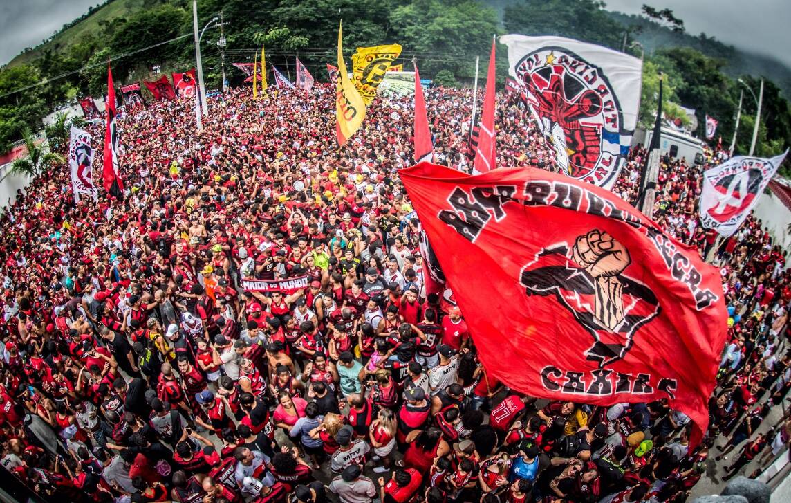 Torcida do Flamengo. Foto: Reprodução/Twitter