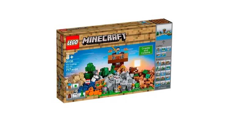 Lego Minecraft Caixa de Criação Box 2.0 por R$299,99 na Ri Happy. Foto: Divulgação