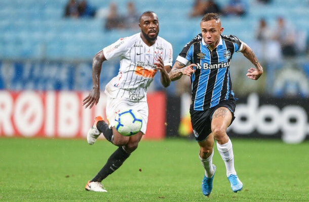 23ª rodada do Campeonato Brasileiro de 2019: Grêmio 0 x 0 Corinthians, na Arena do Grêmio - Foto: Lucas Uebel/Grêmio FBPA