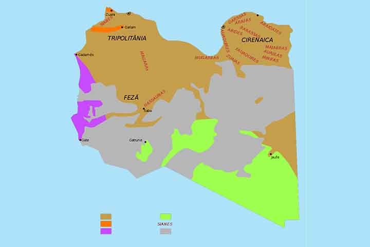 Ela foi província romana até ser dominada pelos Vândalos (uma tribo germânica oriental) em 455 d.C. Logo depois foi reconquistada pelo Império Bizantino (que deu sequencia ao Império Romano) e em 643 d.C, passou a ser dominada pelos árabes. Reprodução: Flipar