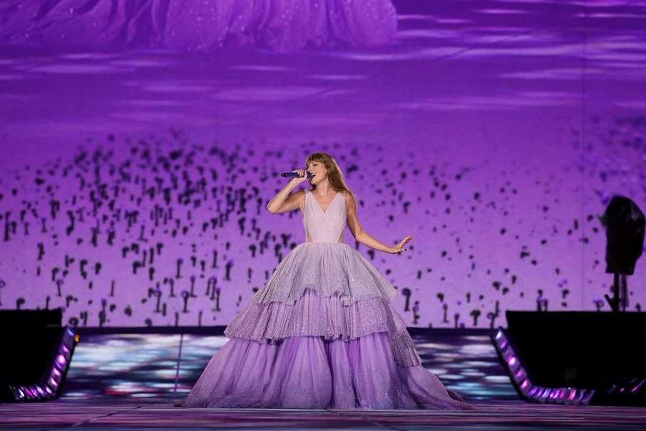 Taylor Swift na 'The Eras Tour'. Foto: Reprodução/Instagram 02.08.2023