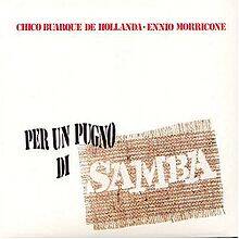 Capa de “Per un pugno di samba”, álbum cantado em italiano com arranjos de Ennio Morricone, lançado em 1970.. Foto: Divulgação