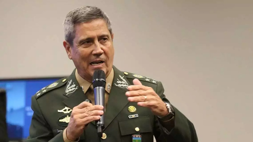 General Braga Netto, ex-vice-presidente.. Foto: Reprodução: Flipar