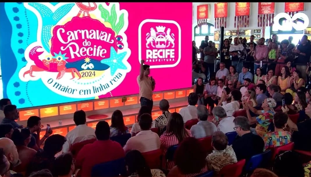 Assim como em 2024, o carnaval de Recife teve um dia a mais adicionado a seu calendário. O início da folia aconteceu em 27/02, estendendo-se até terça-feira, 4 de março. Reprodução: Flipar