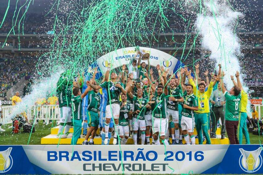 Palmeiras é campeão brasileiro de 2016. Foto: CBF/Divulgação