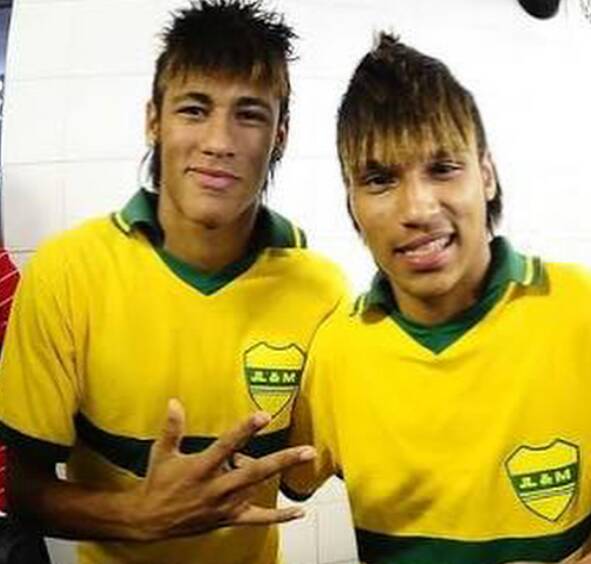 Neymar e Gabriel Lucas. Foto: Reprodução/ Instagram