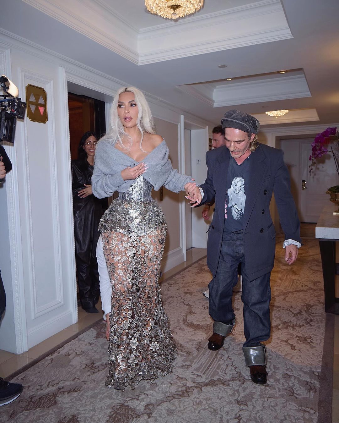 Kim Kardashian no Met Gala Reprodução