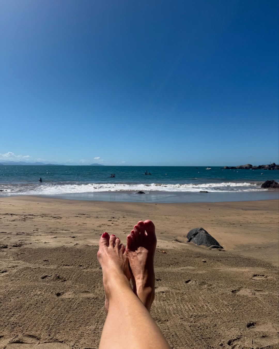Ana Paula Padrão posta foto da praia. Foto: Reprodução Instagram - 6.5.2025