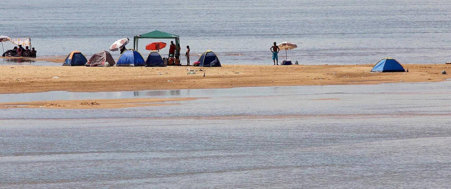 A Praia das Gaivotas, na cidade de Conceição do Araguaia é famosa pelas areias peroladas e eventos para agitar o verão. Foto: Divulgação
