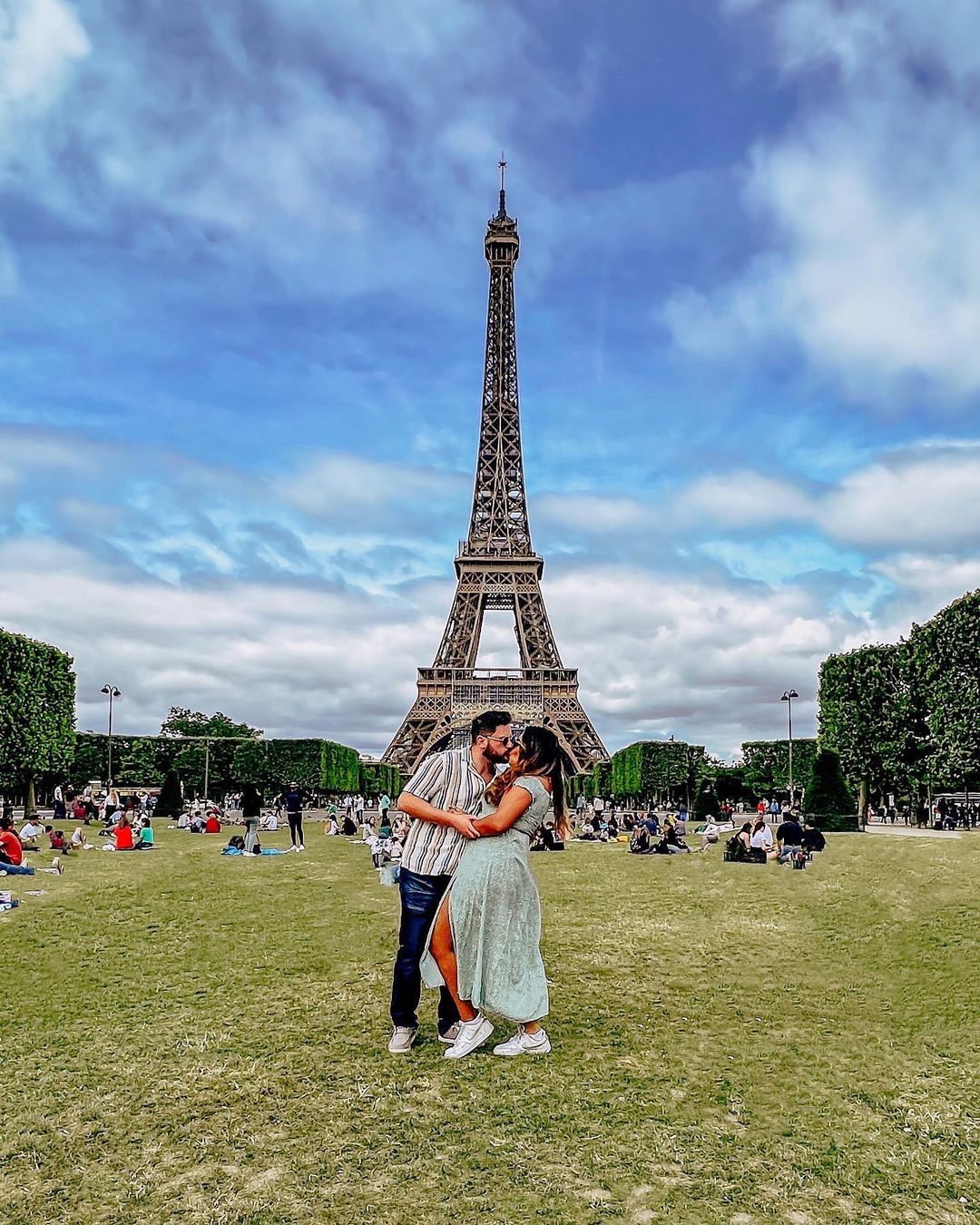 Melanie e Albert em Paris.. Foto: Reprodução/Instagram 31.01.2023