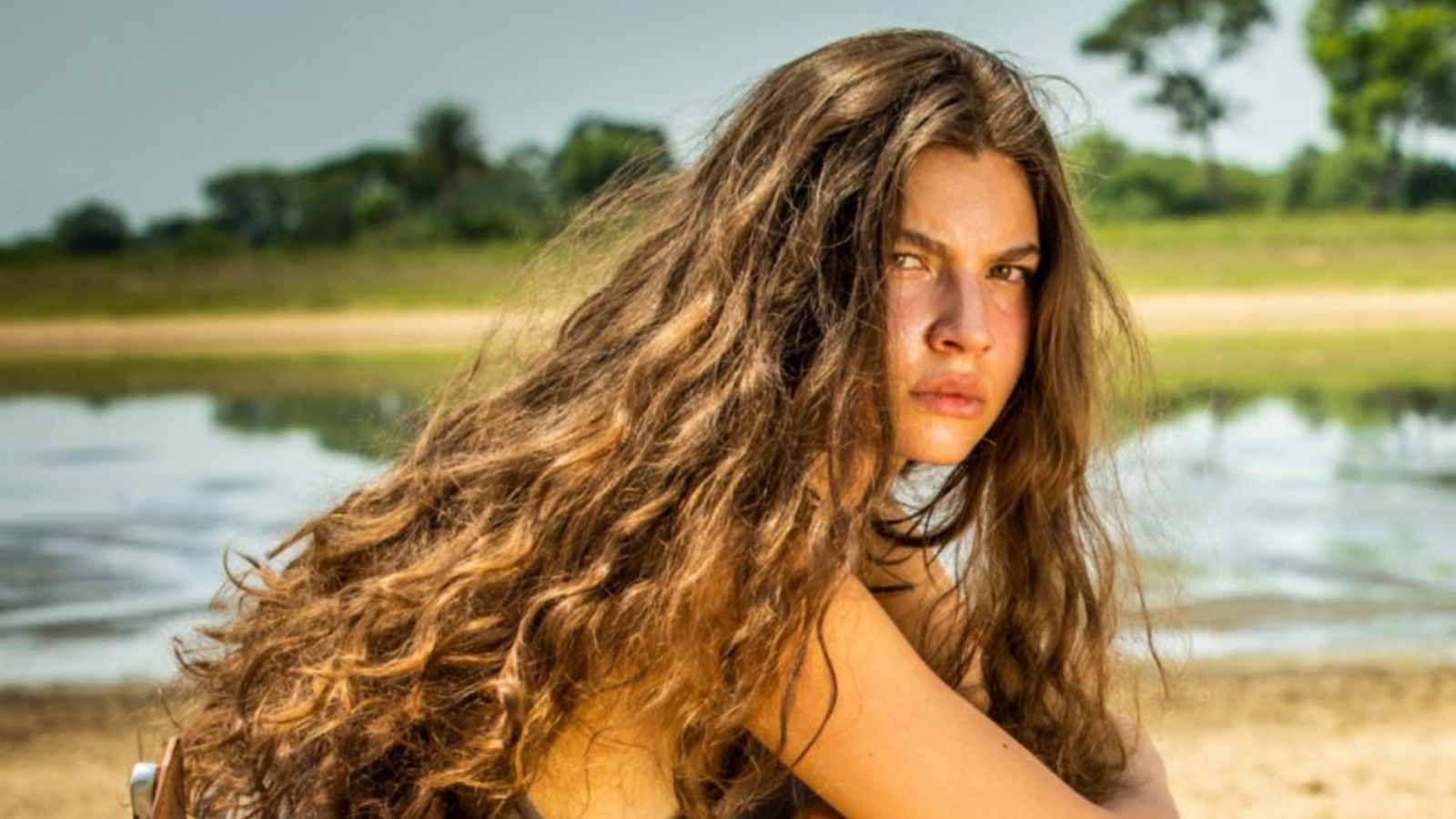Alanis Guillen como Juma em 'Pantanal'. Foto: Reprodução/Globo - 06.10.2022