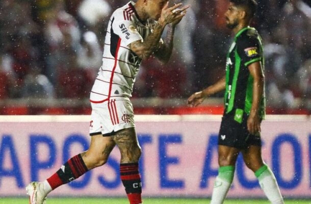    2º Flamengo - 63 pontos - 19,1% de chance de título, Já classificado para a Libertadores, Zero risco de rebaixamento - Foto: DIvulgação / Flamengo 