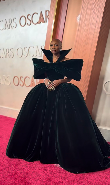 Cynthia Erivo. Foto: Reprodução: Stories do Instagram/@theacademy