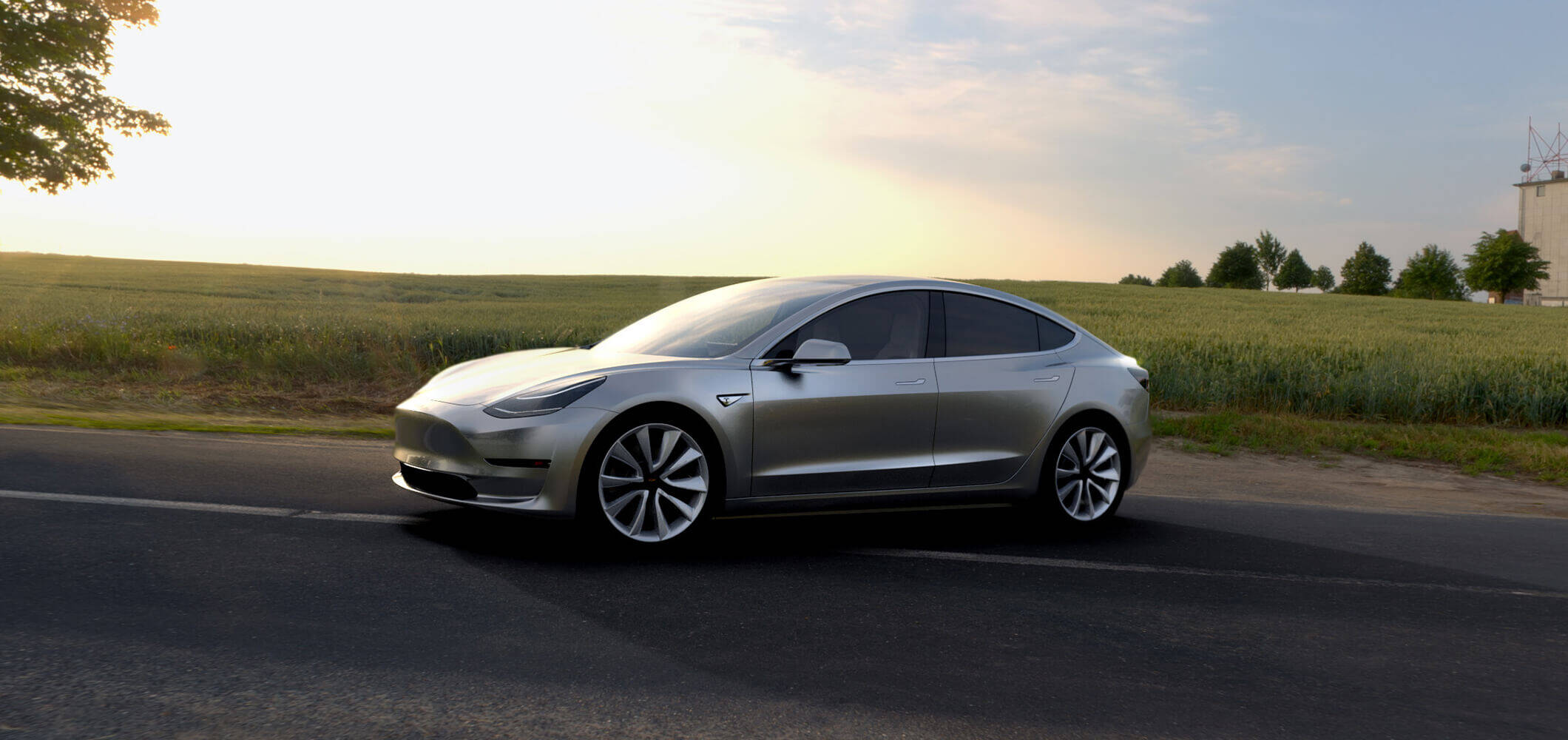 Tesla Model 3. Foto: Reprodução