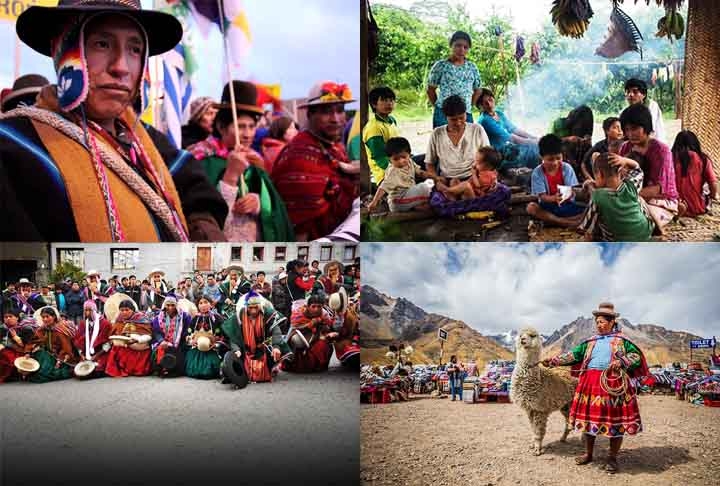 Bolívia: Quase metade da população é indígena, com destaque para os Aymara e Quechua. É um dos países onde a representação indígena na política, como através de Evo Morales, tem maior visibilidade. No entanto, comunidades ainda lutam por igualdade social e proteção de seus territórios.
 Reprodução: Flipar