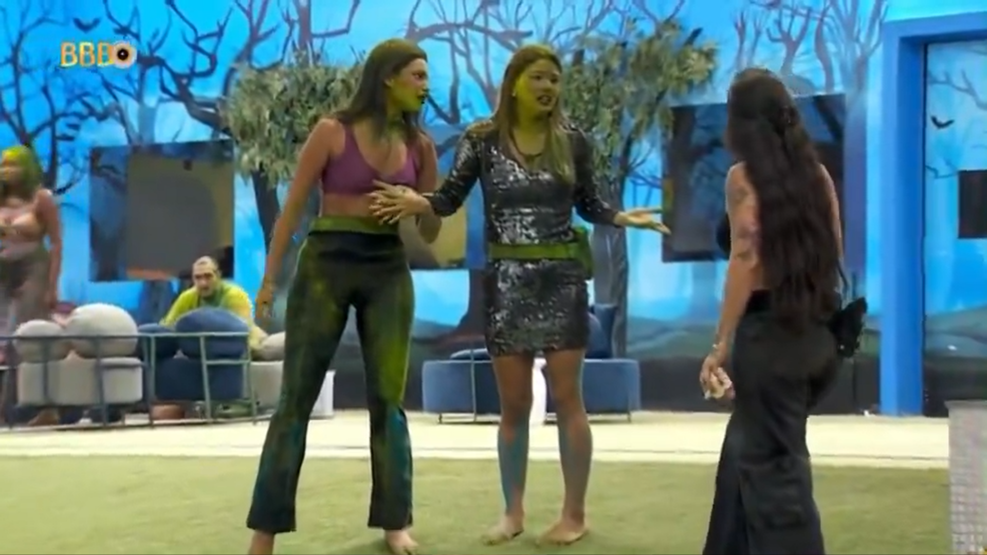 Alane, Beatriz e Giovanna no 'BBB 24' Reprodução/Globo - 26.03.2024 
