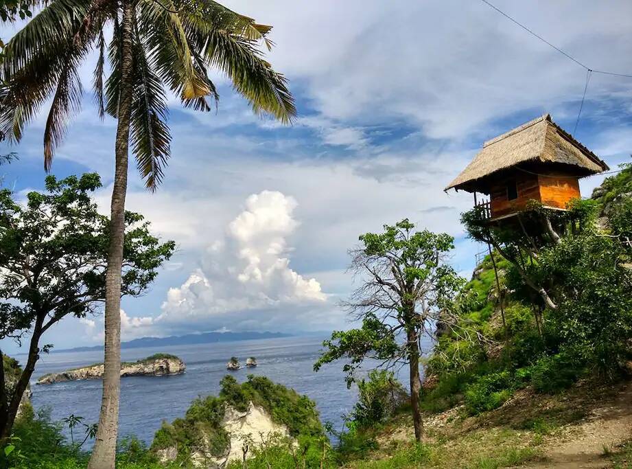 Casa na árvore em Bali. Foto: Reprodução/Airbnb