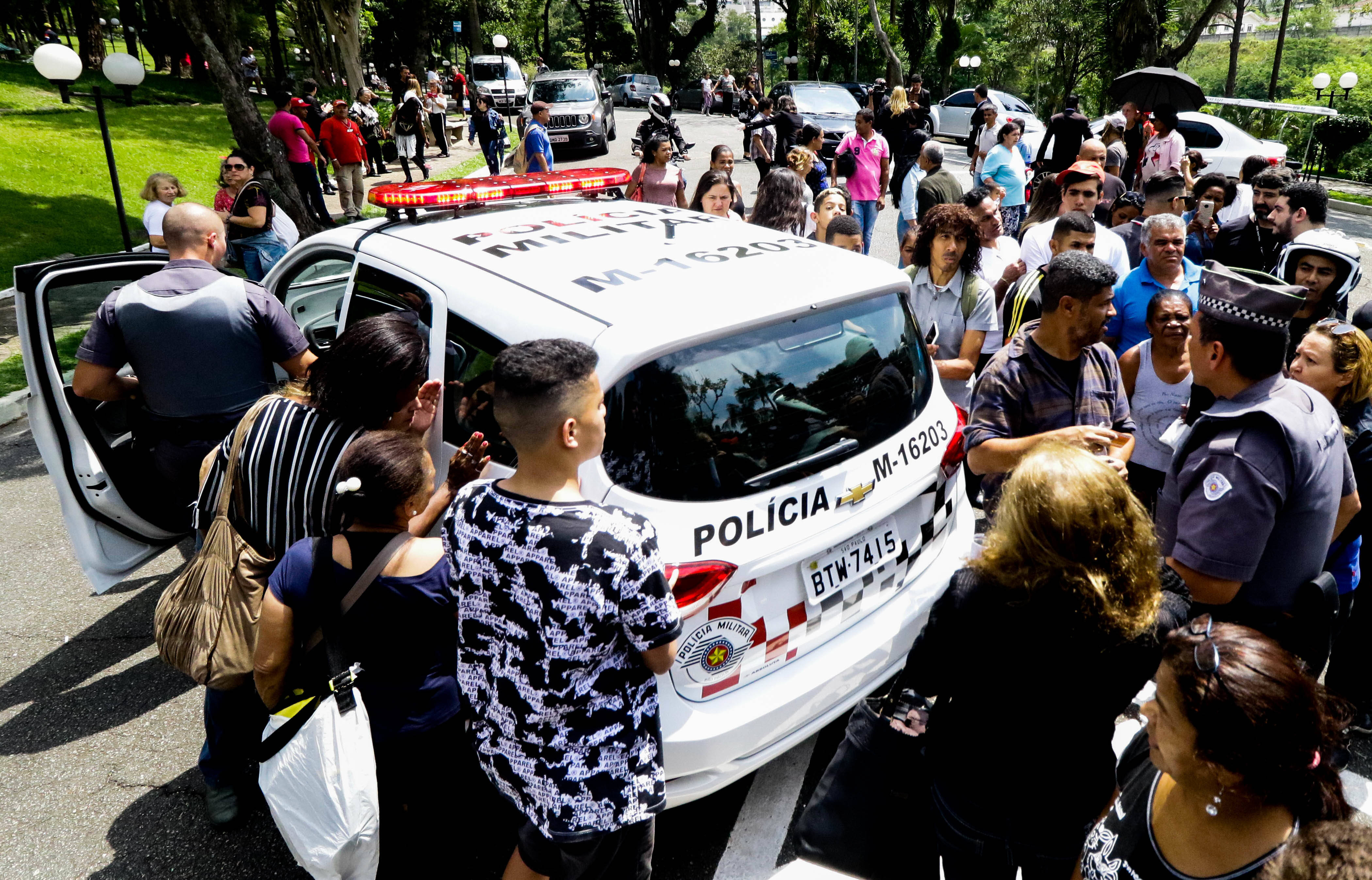 Gugu é alvo de arrastão. Foto: Aloisio Mauricio / Fotoarena / Agência O Globo