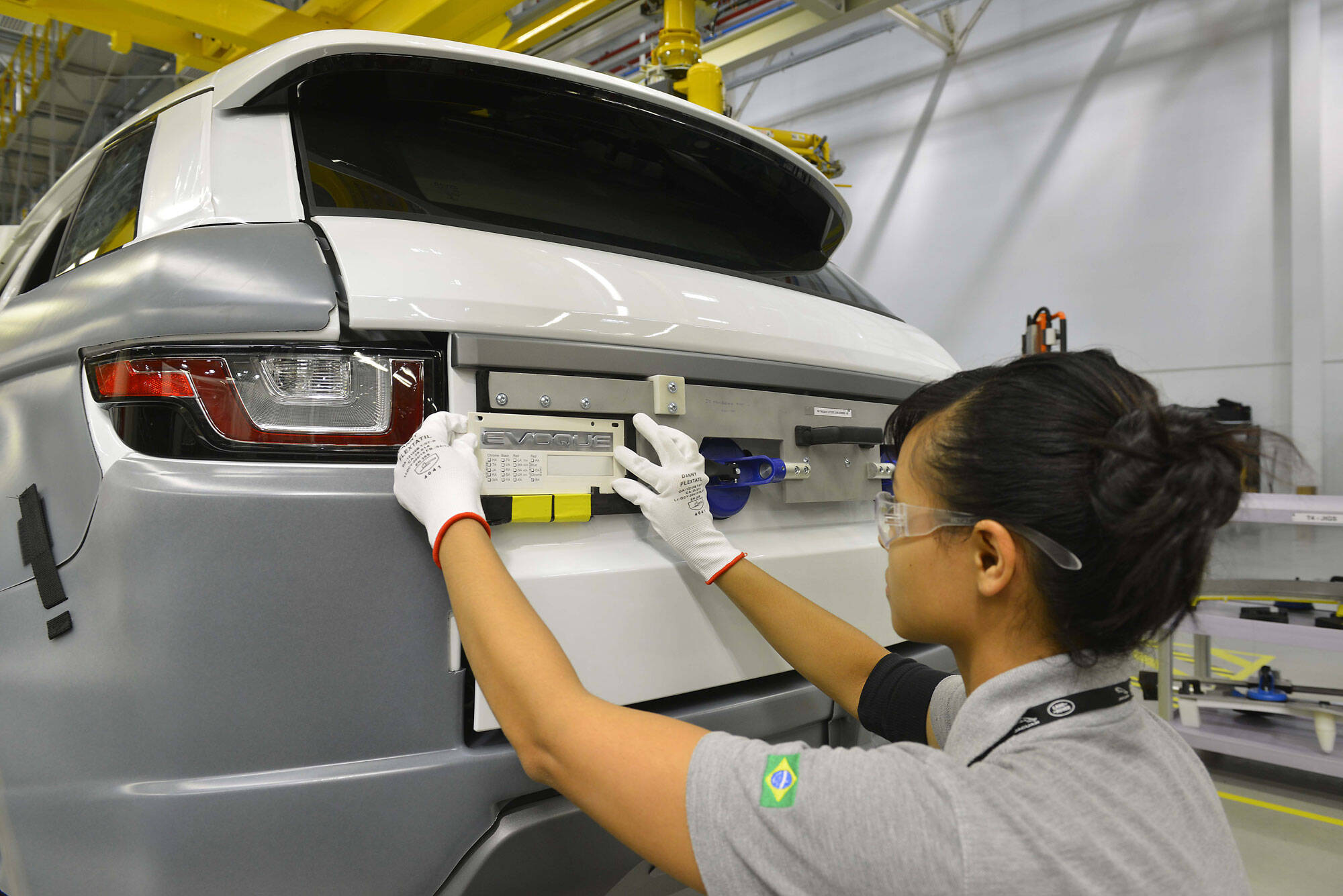 Fábrica da Jaguar Land Rover em Itatiaia (RJ). Foto: Divulgação/Jaguar Land Rover