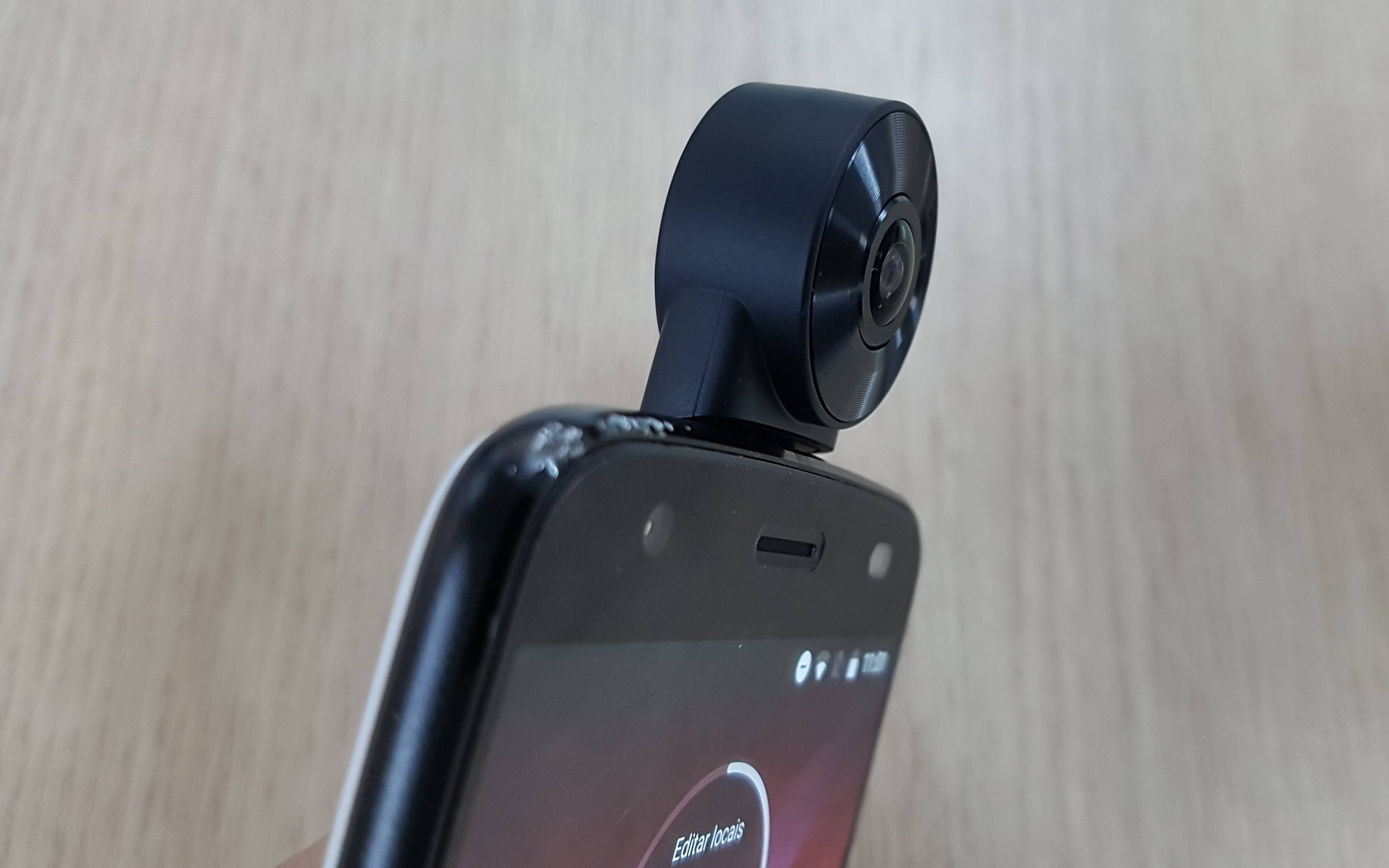 Moto 360 Câmera faz gravações em 4K. Foto: Victor Hugo Silva/Brasil Econômico